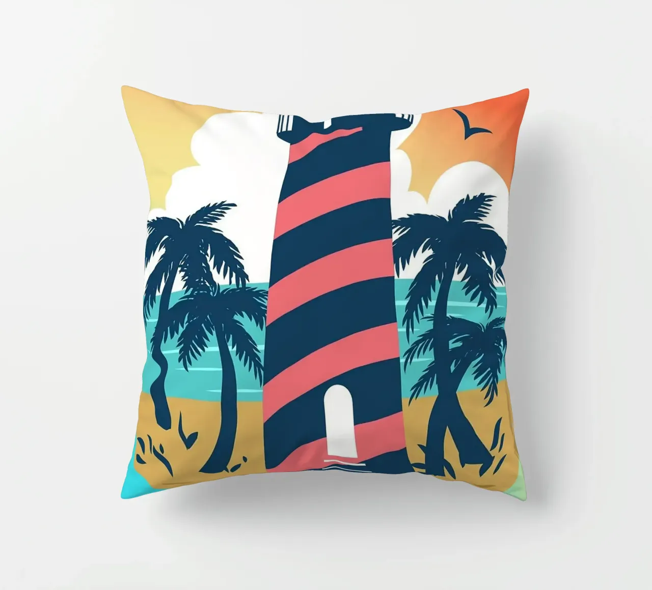 faro cuscino da Abstract Botanical Art