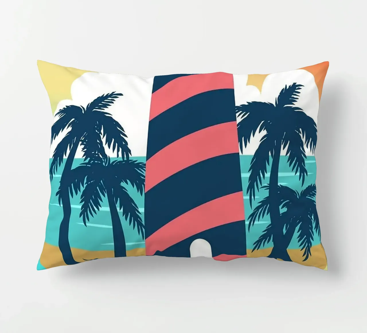 faro cuscino da Abstract Botanical Art