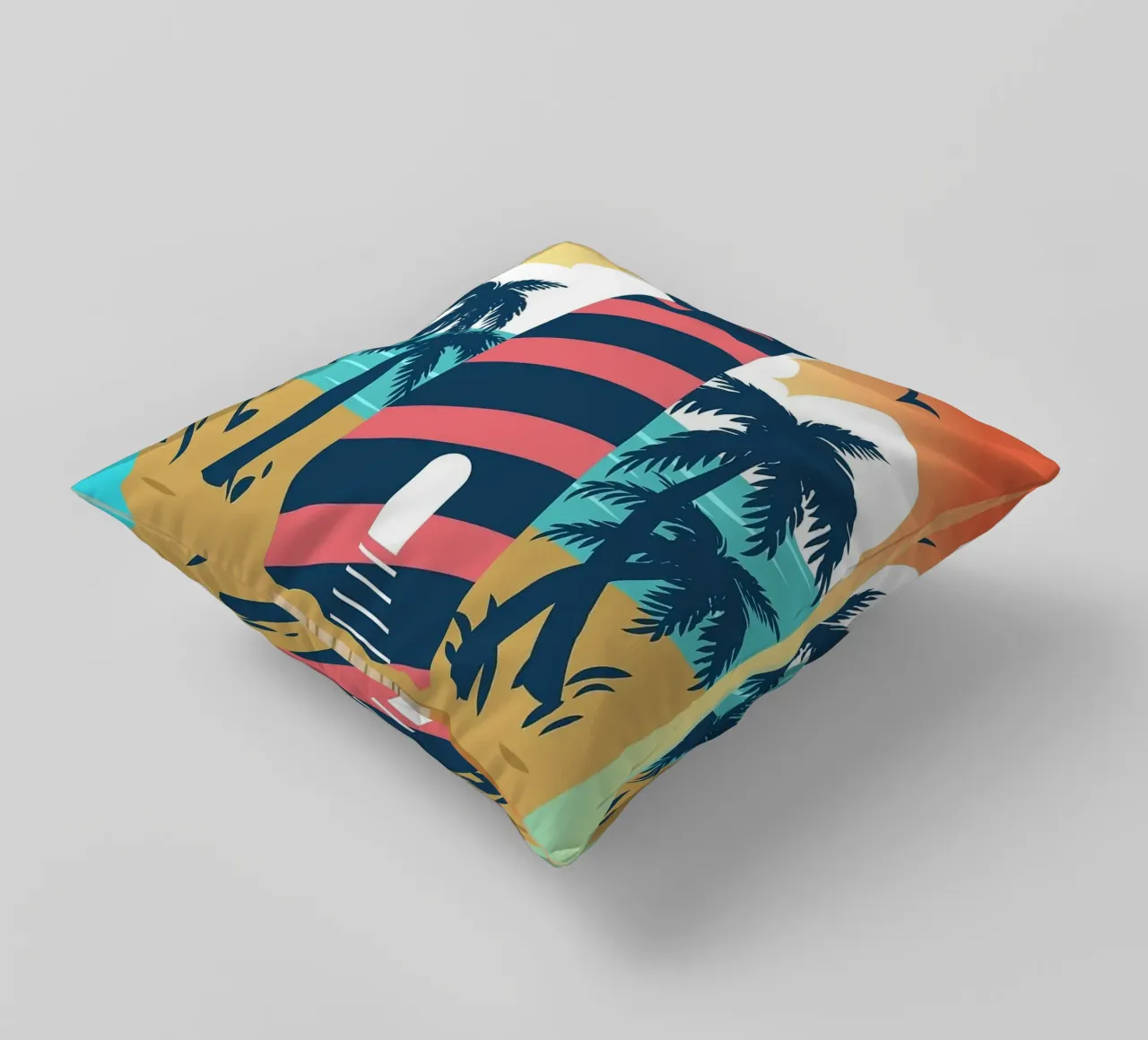 faro cuscino da Abstract Botanical Art