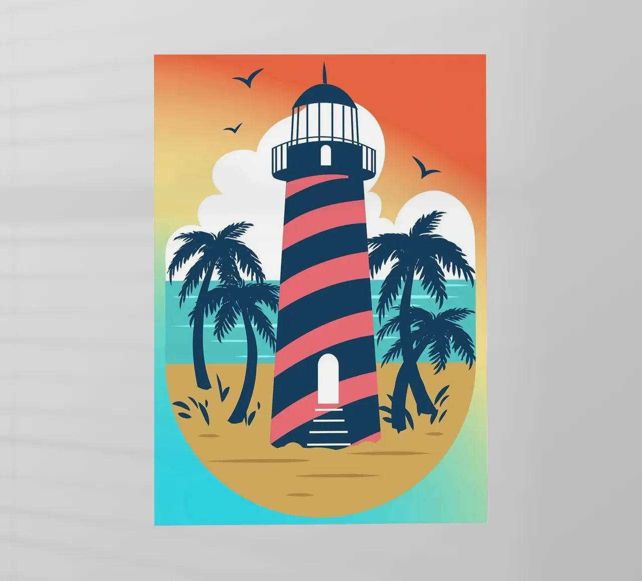 lighthouse pellicola backlit da Abstract Botanical Art