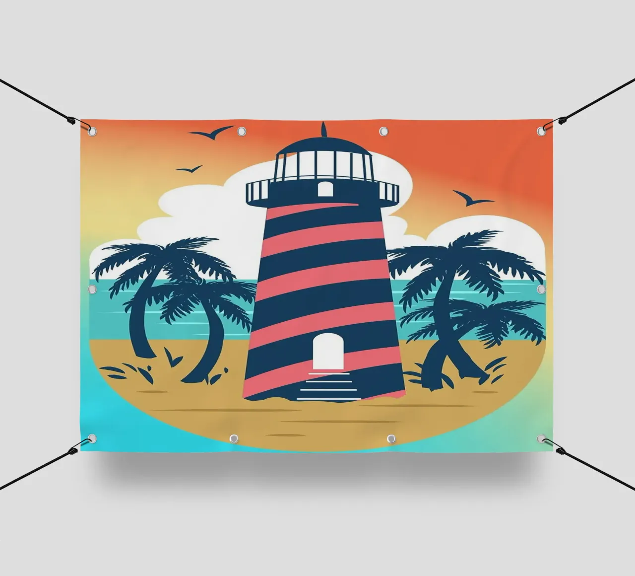 faro telo in pvc da Abstract Botanical Art