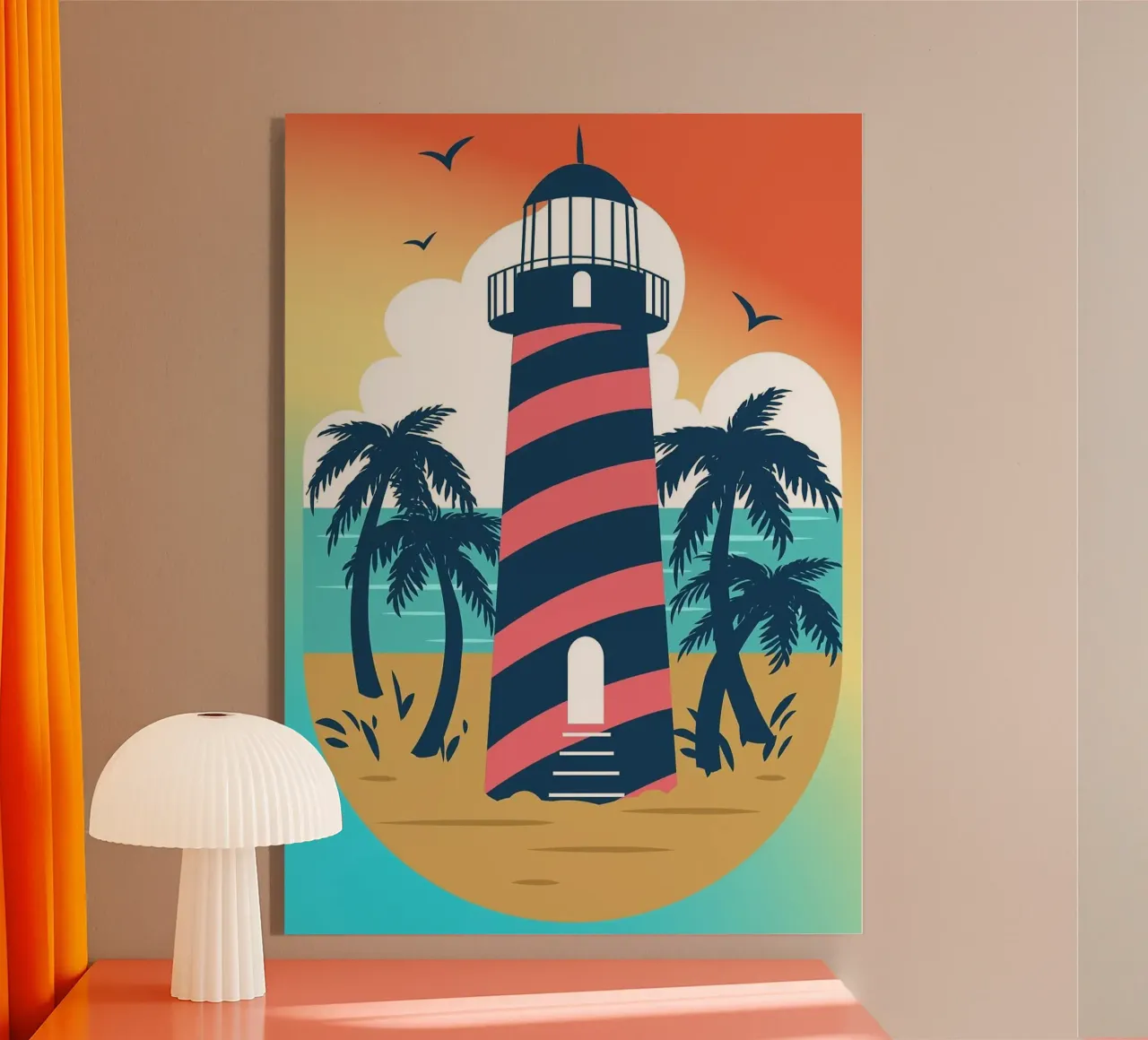 faro plexiglass da Abstract Botanical Art