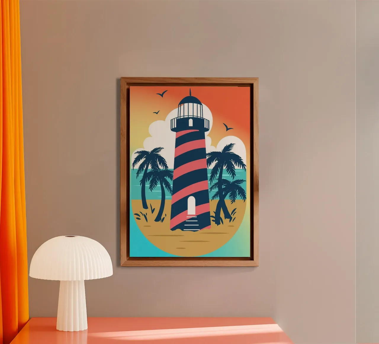 faro alluminio dibond da Abstract Botanical Art