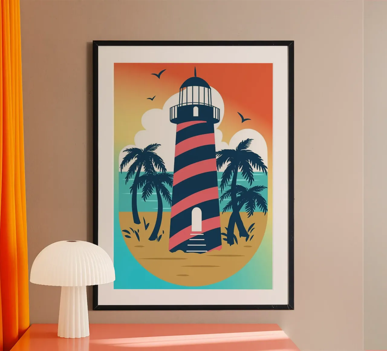 faro poster da Abstract Botanical Art