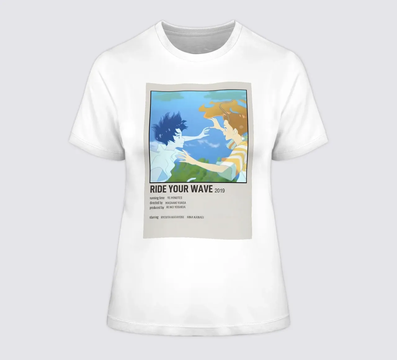 RIDE YOUR WAVE 2019 women's fitted t-shirt by Totoya