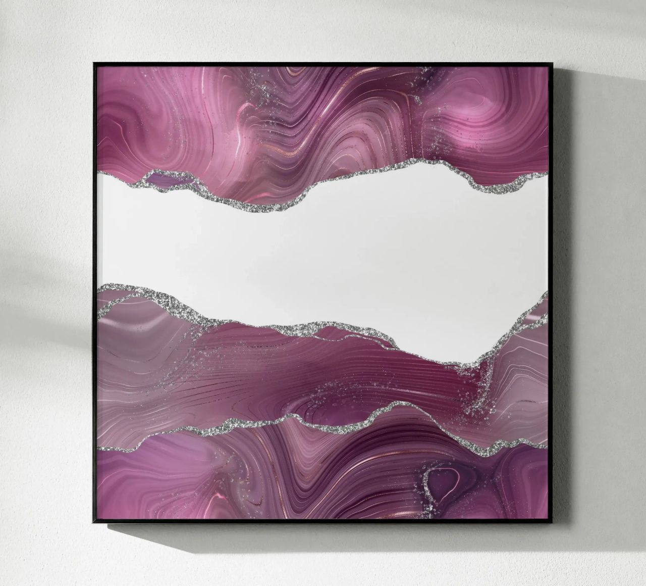 Agata malva e argento Texture 08 plexiglass da Gemstone Textures