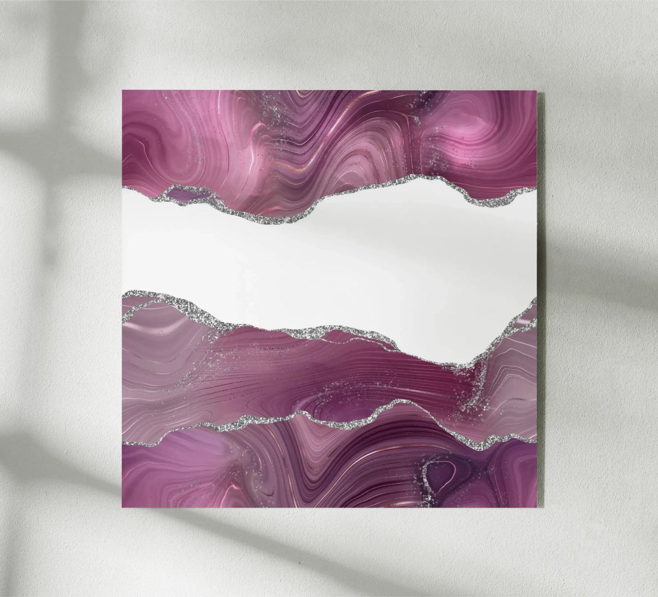 Agata malva e argento Texture 08 plexiglass da Gemstone Textures