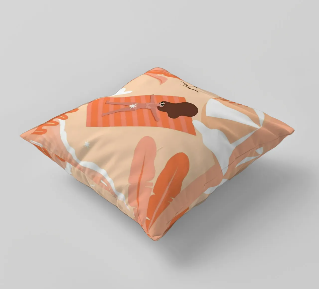 abbronzatura cuscino da Abstract Botanical Art