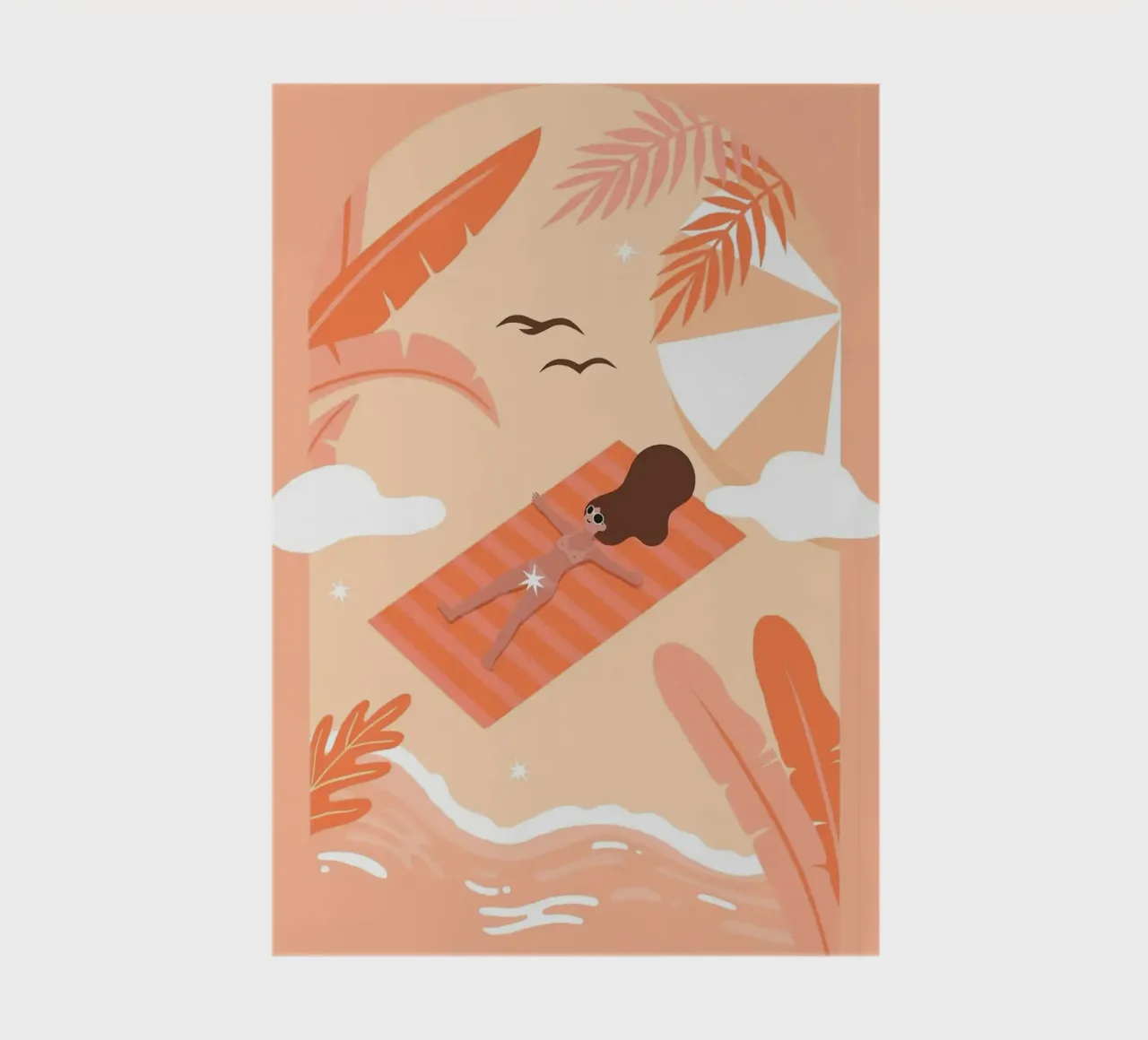tanning notebook by Abstract Botanical Art