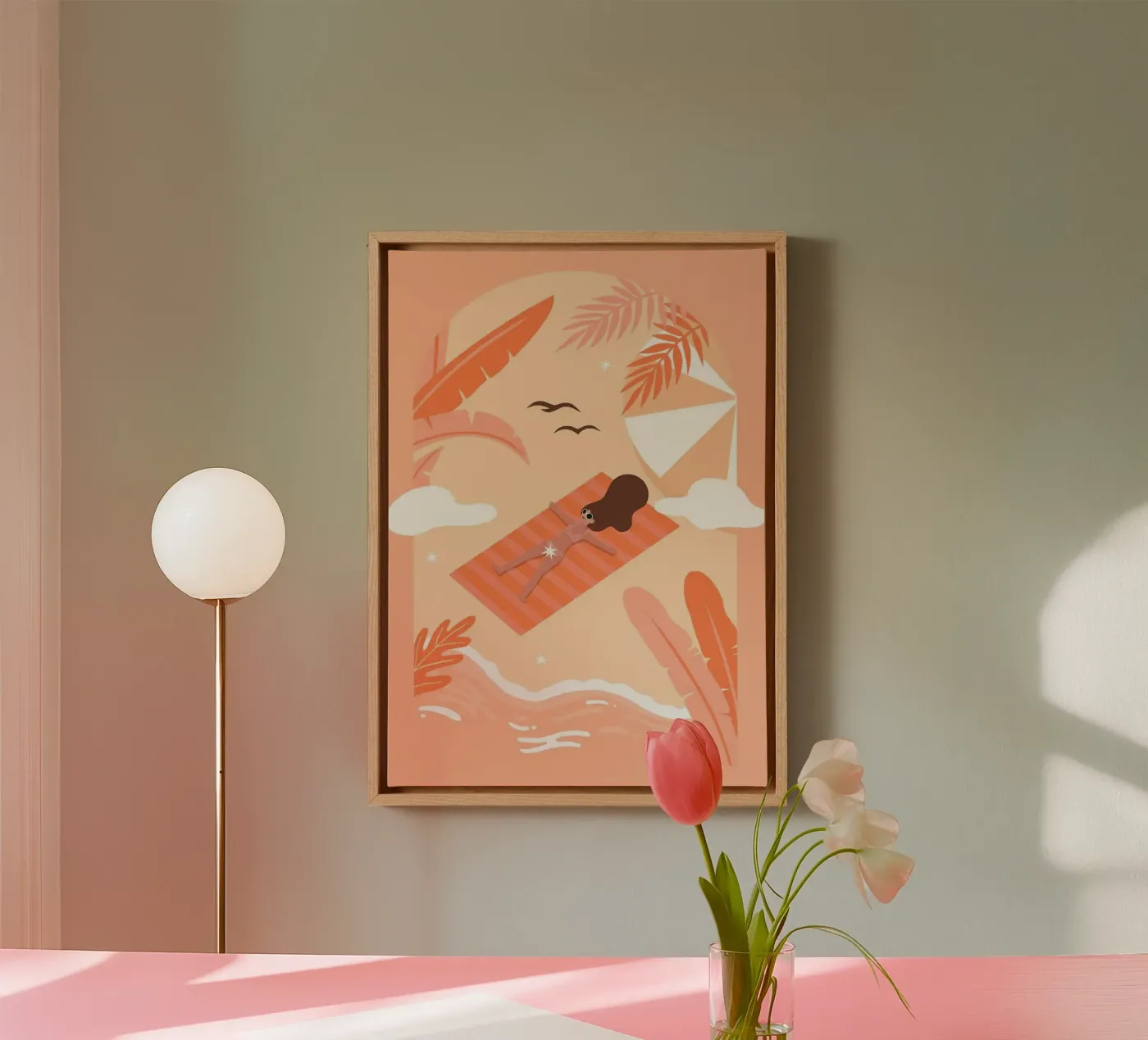 Gerben Leinwand von Abstract Botanical Art