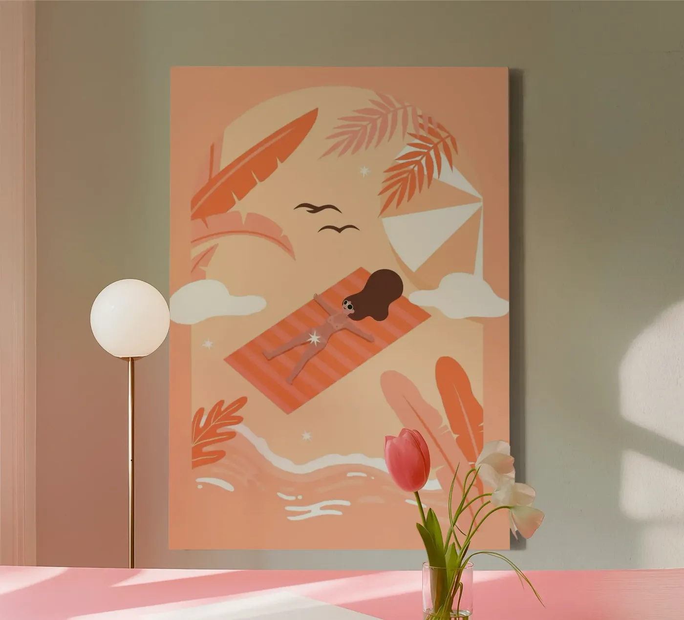 Gerben Leinwand von Abstract Botanical Art