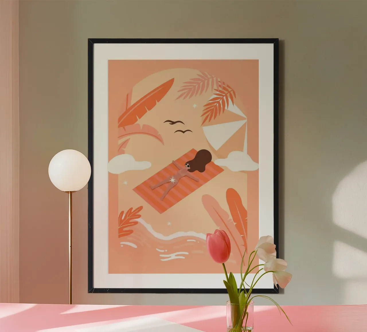 abbronzatura poster da Abstract Botanical Art