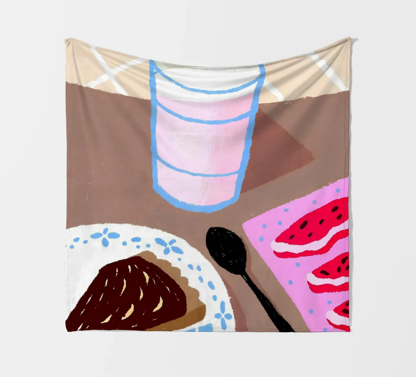 Latte e cibo coperta in pile da PERSONAL TOUCH