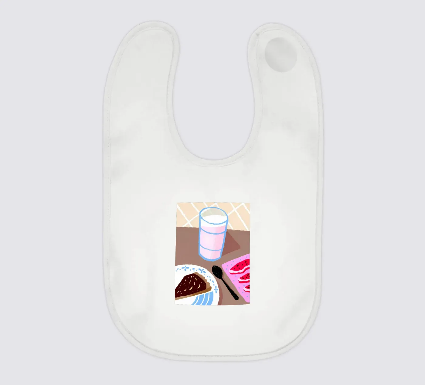 Milk And Food baby bib by PERSONAL TOUCH