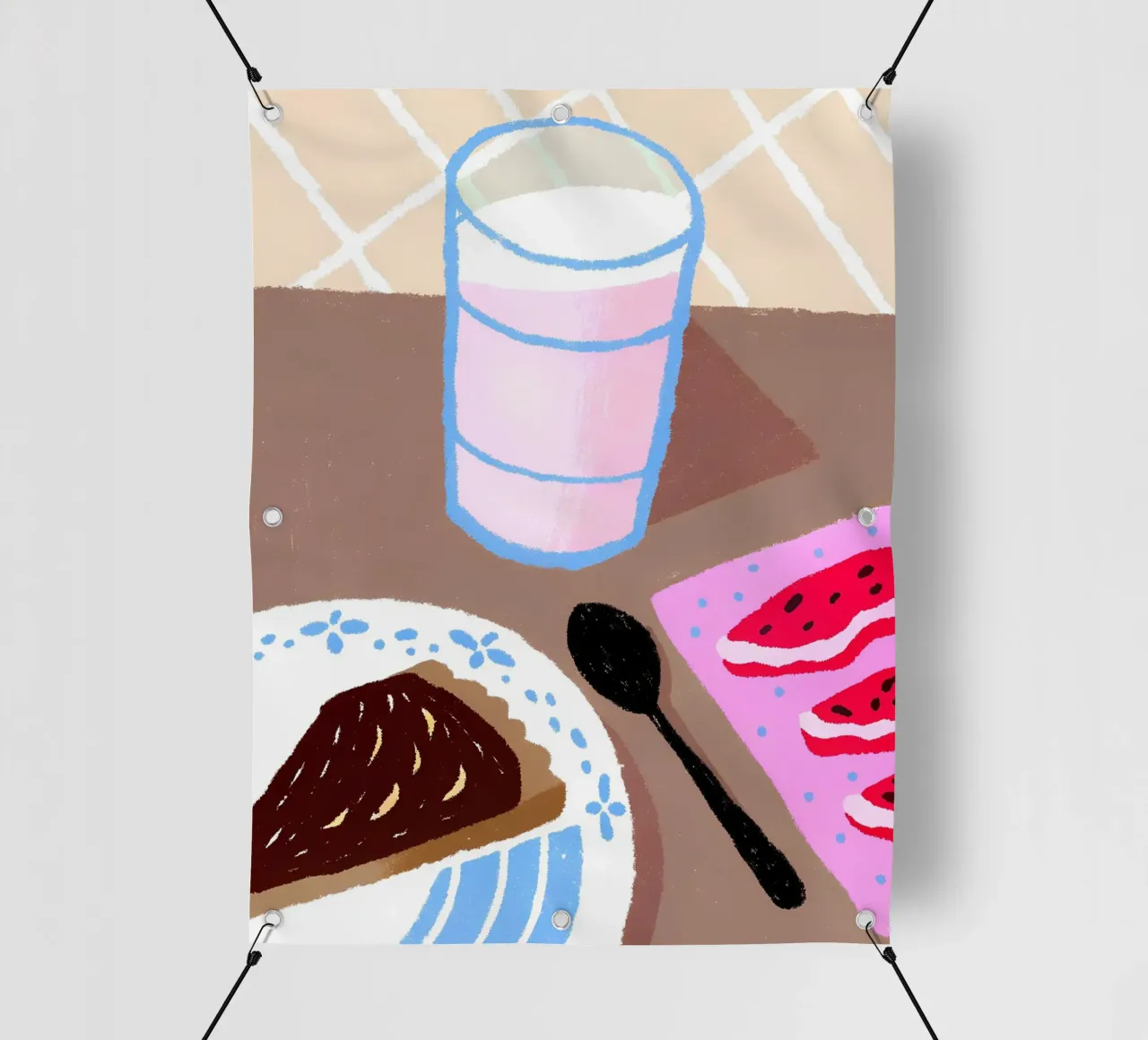Latte e cibo telo in pvc da PERSONAL TOUCH