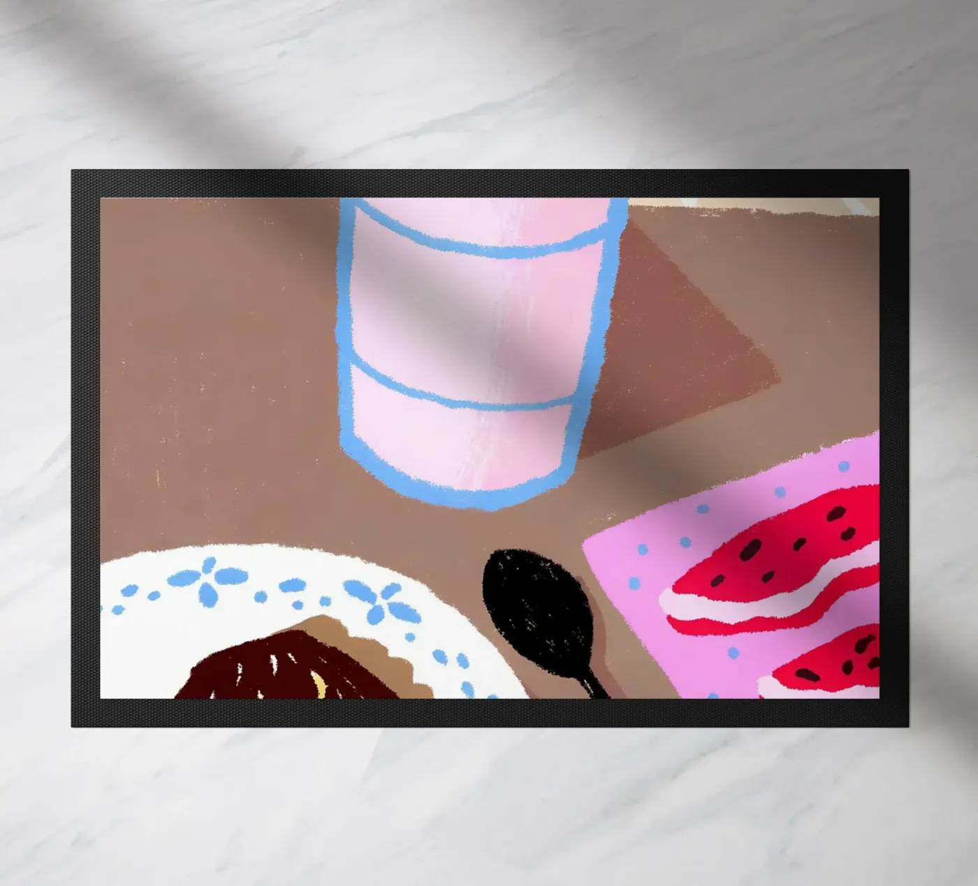 Melk en voedsel deurmat van PERSONAL TOUCH