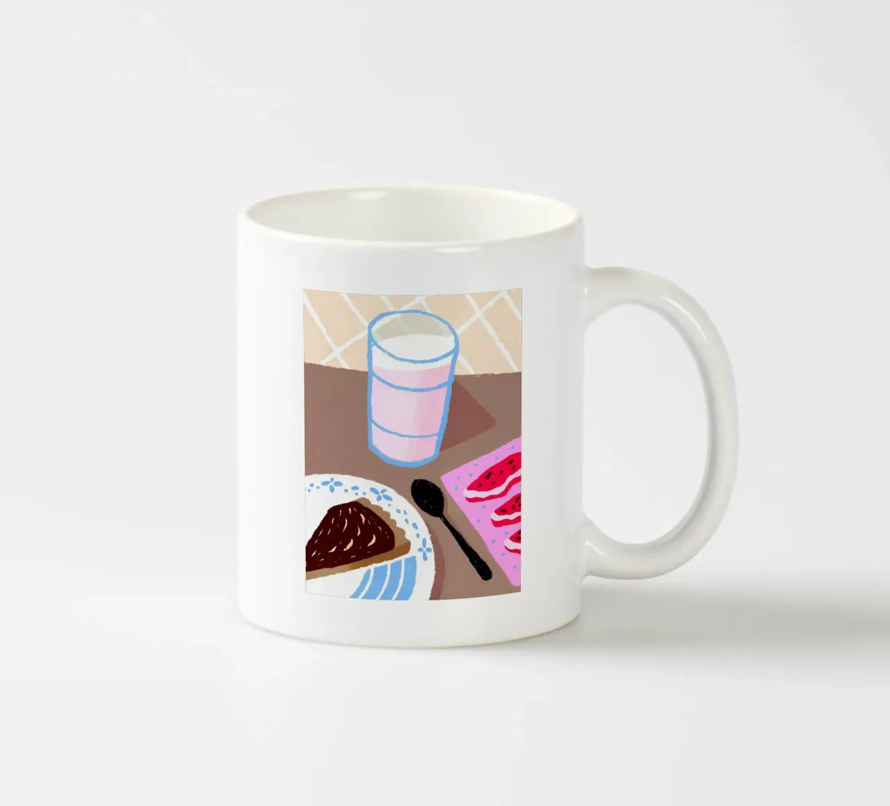 Latte e cibo tazza in ceramica da PERSONAL TOUCH