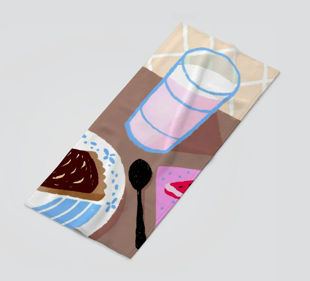 Latte e cibo telo mare da PERSONAL TOUCH