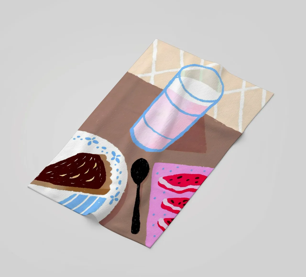 Latte e cibo telo mare da PERSONAL TOUCH