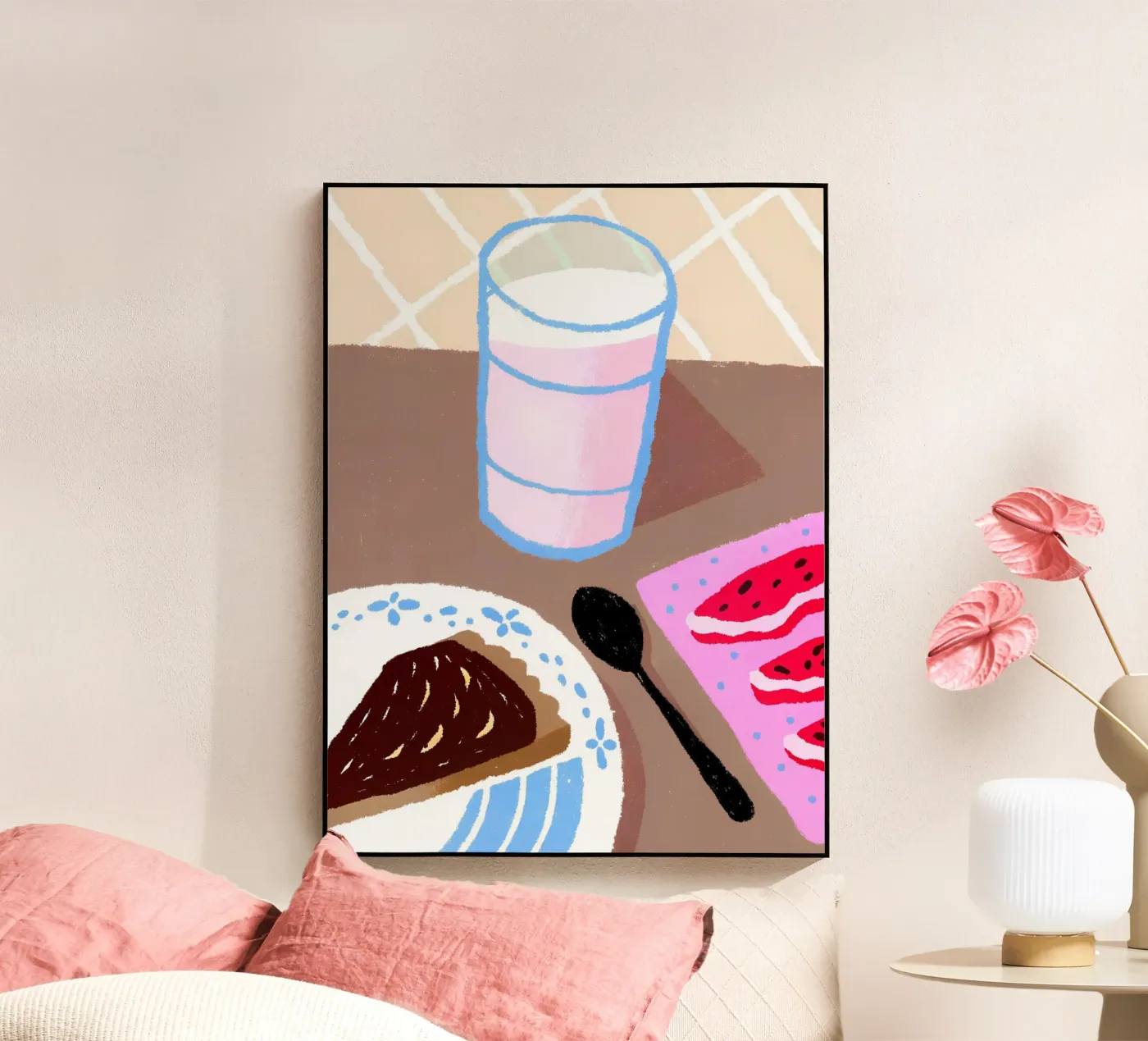 Milk And Food Acryl-Glas von PERSONAL TOUCH
