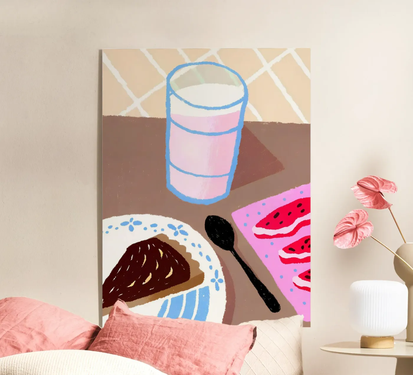 Milk And Food Acryl-Glas von PERSONAL TOUCH
