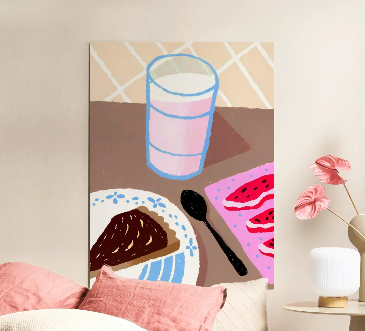 Latte e cibo poster da PERSONAL TOUCH