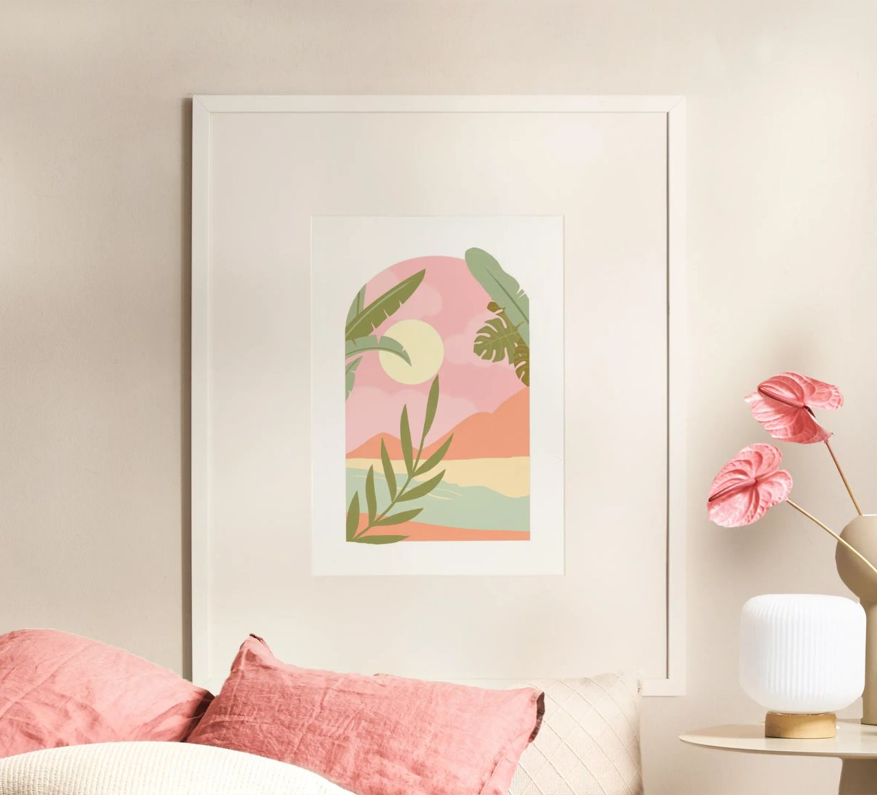mountains poster by Abstract Botanical Art