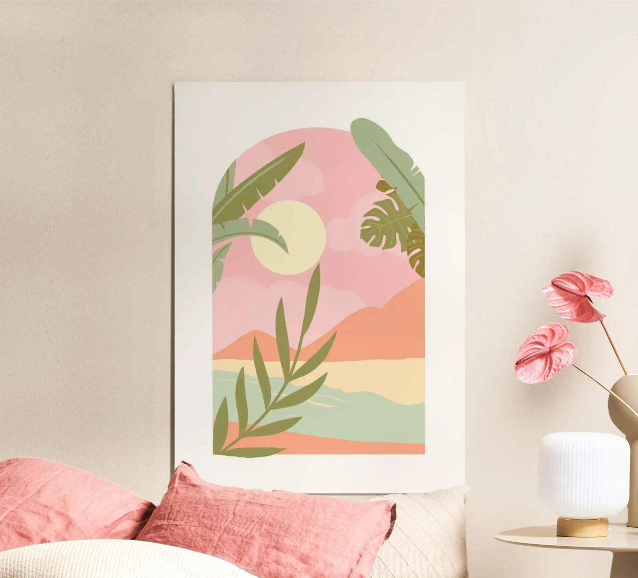mountains poster by Abstract Botanical Art