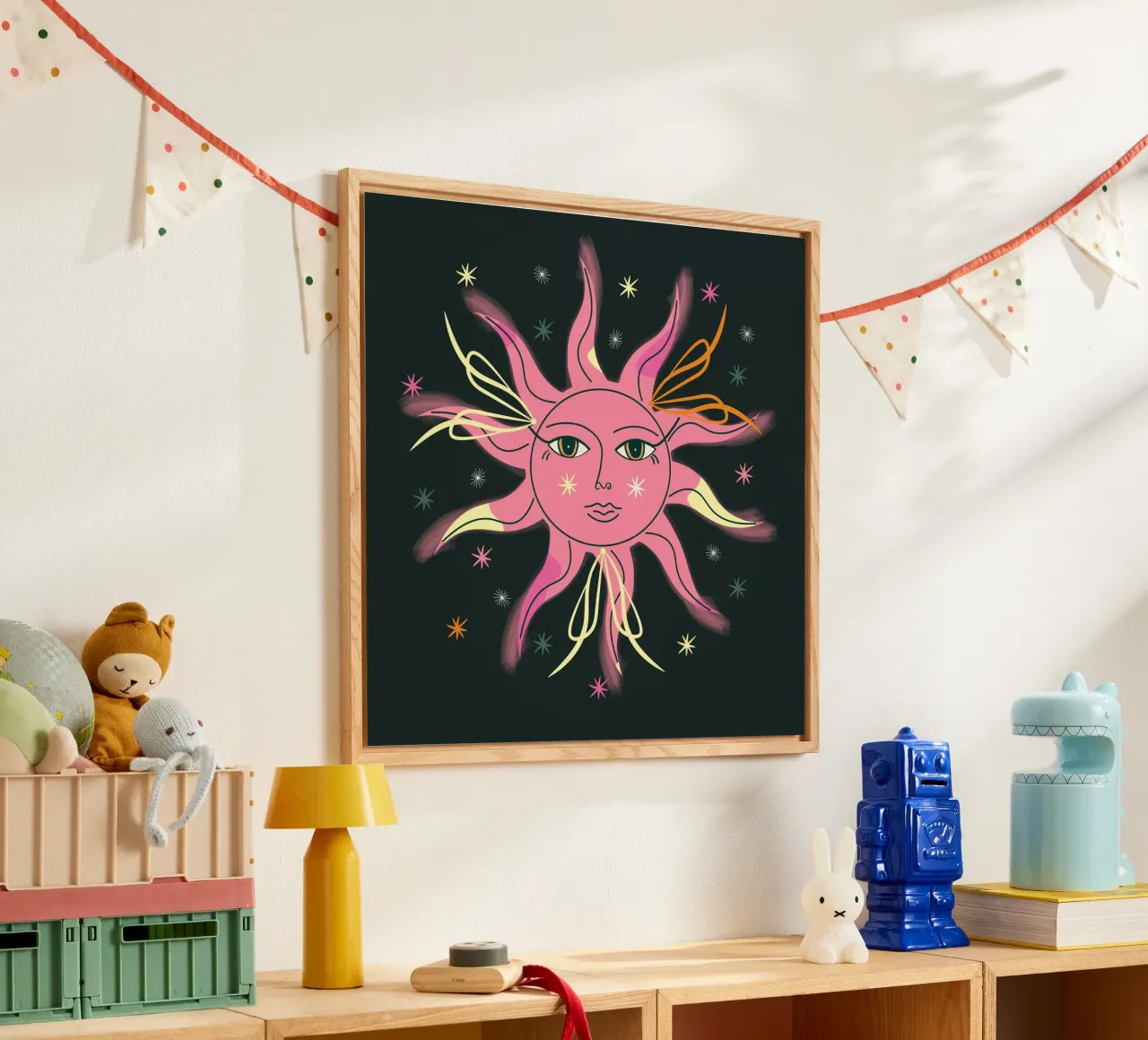 Sunny Sun plexiglass da Silvie Illustration