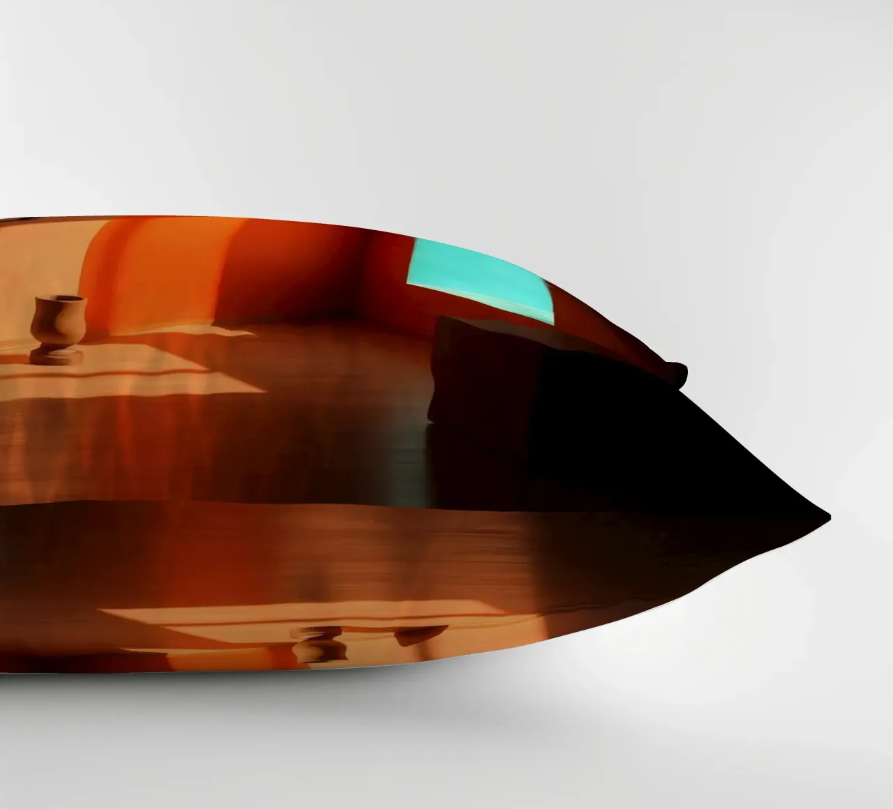 sunlight creating patterns in an artistically designed room decorative cushion by DesignDoodle