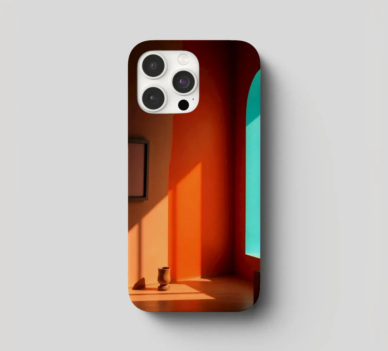 sunlight creating patterns in an artistically designed room iphone case by DesignDoodle