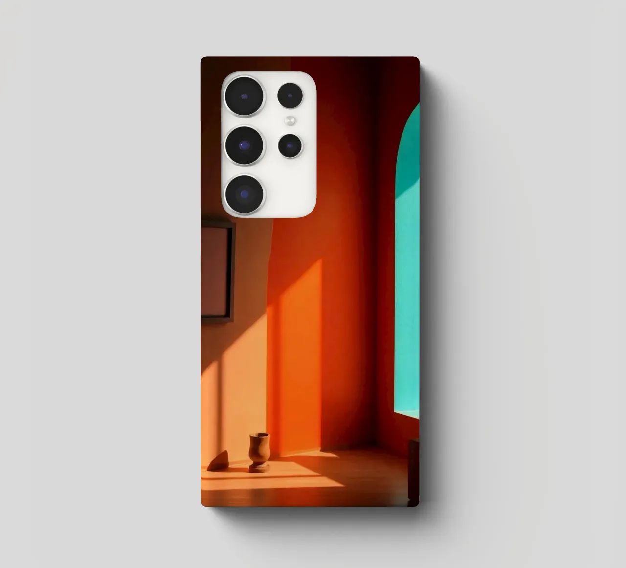 sunlight creating patterns in an artistically designed room samsung phone case by DesignDoodle