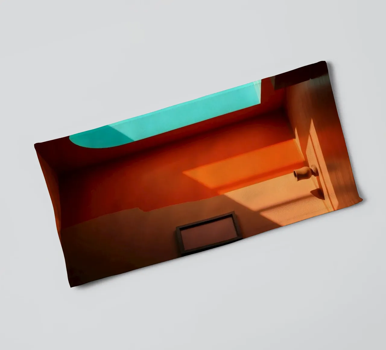 sunlight creating patterns in an artistically designed room towel by DesignDoodle