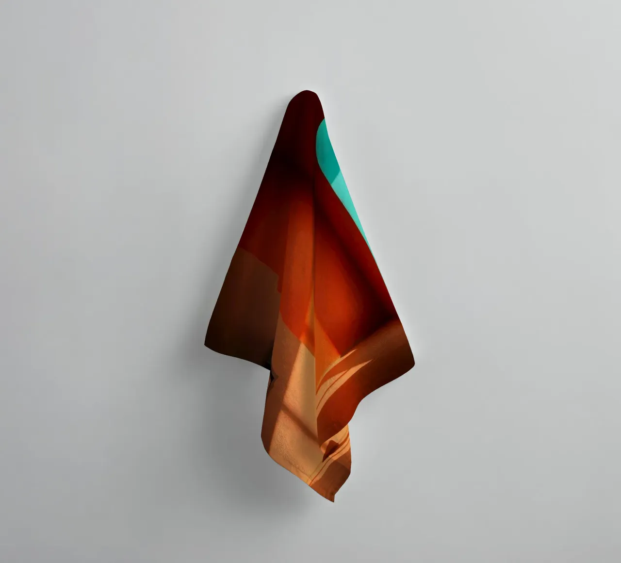 sunlight creating patterns in an artistically designed room towel by DesignDoodle