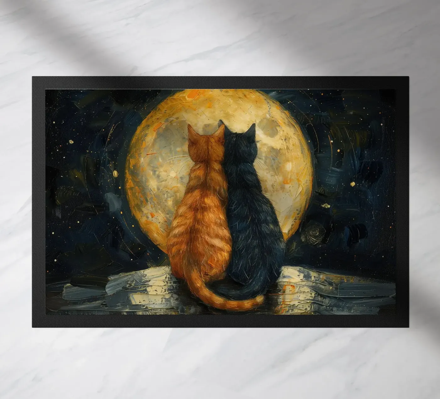 gatti zerbino da Abstract Botanical Art