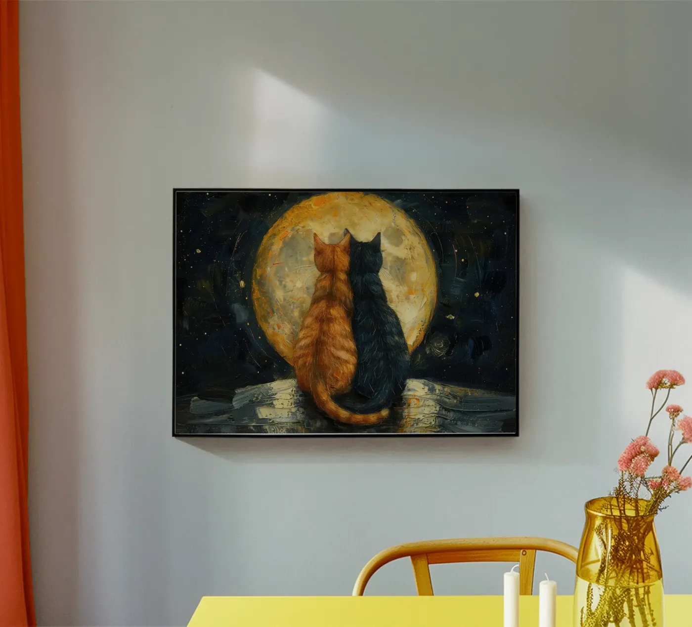 cats plexiglass da Abstract Botanical Art