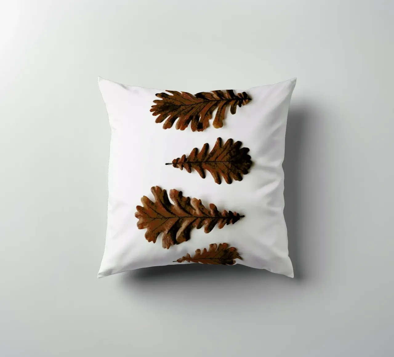 Shapes Oak Leafs decorative cushion by Studio Nahili