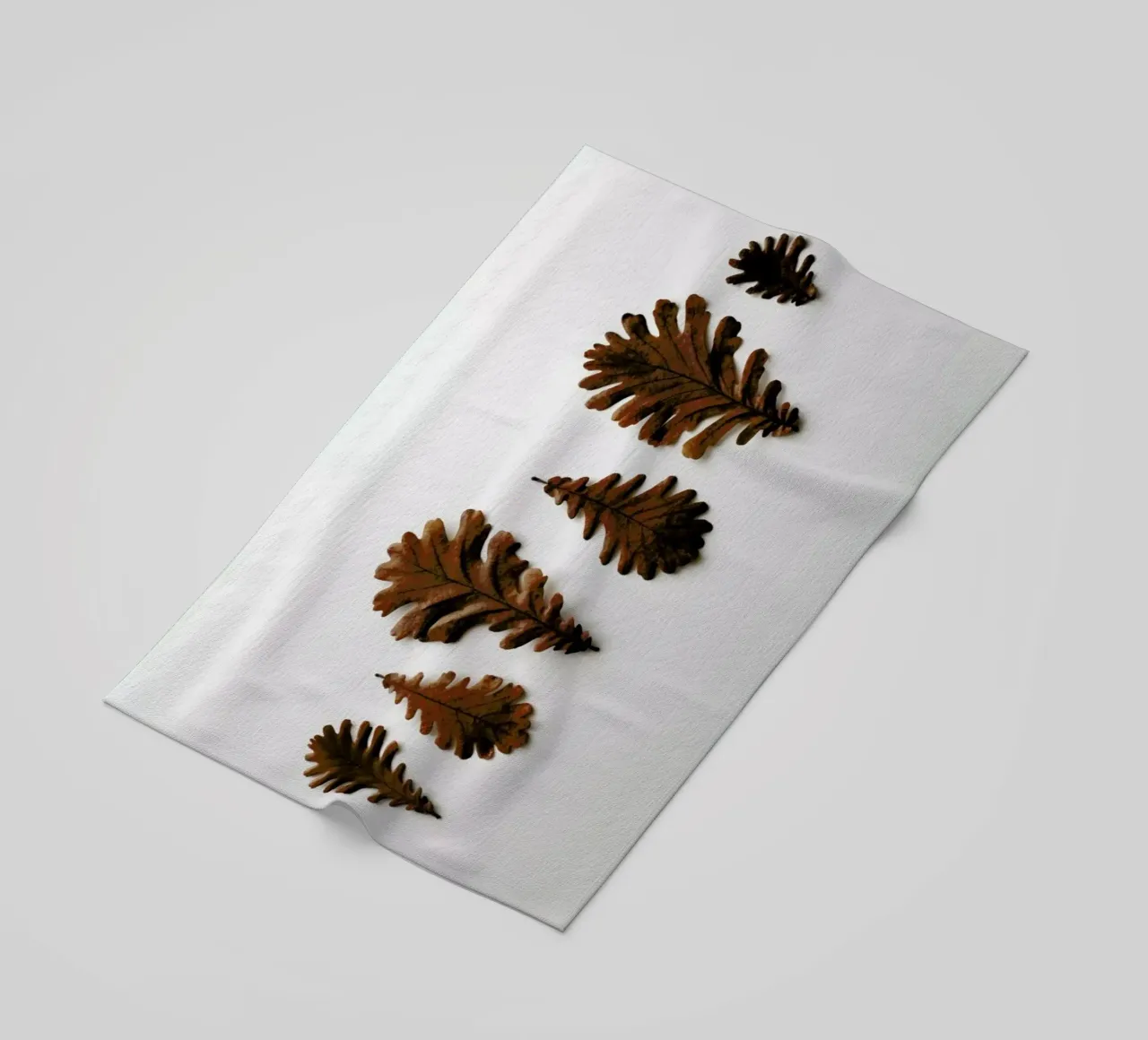 Shapes Oak Leafs telo mare da Studio Nahili