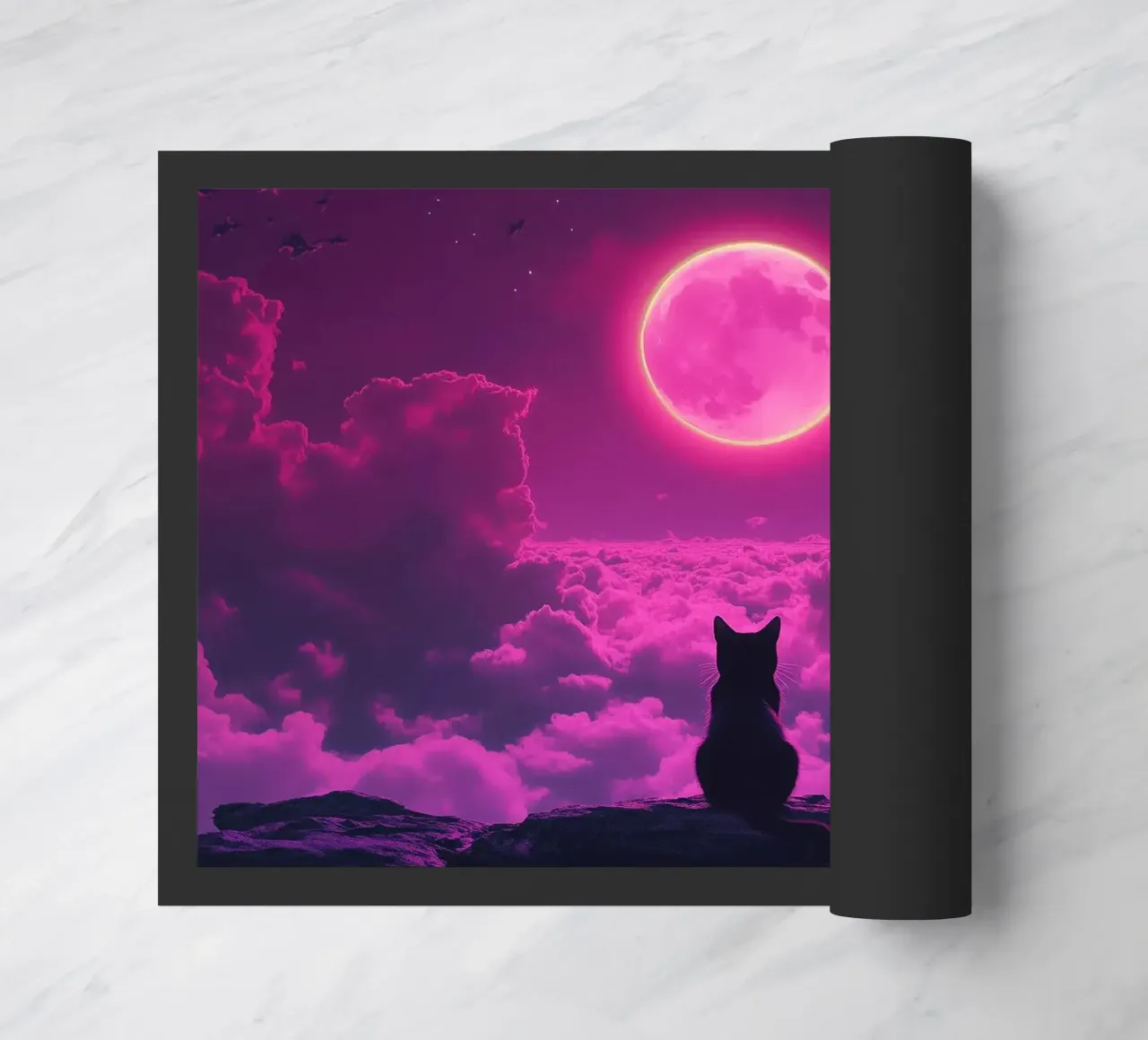 Kat deurmat van Abstract Botanical Art