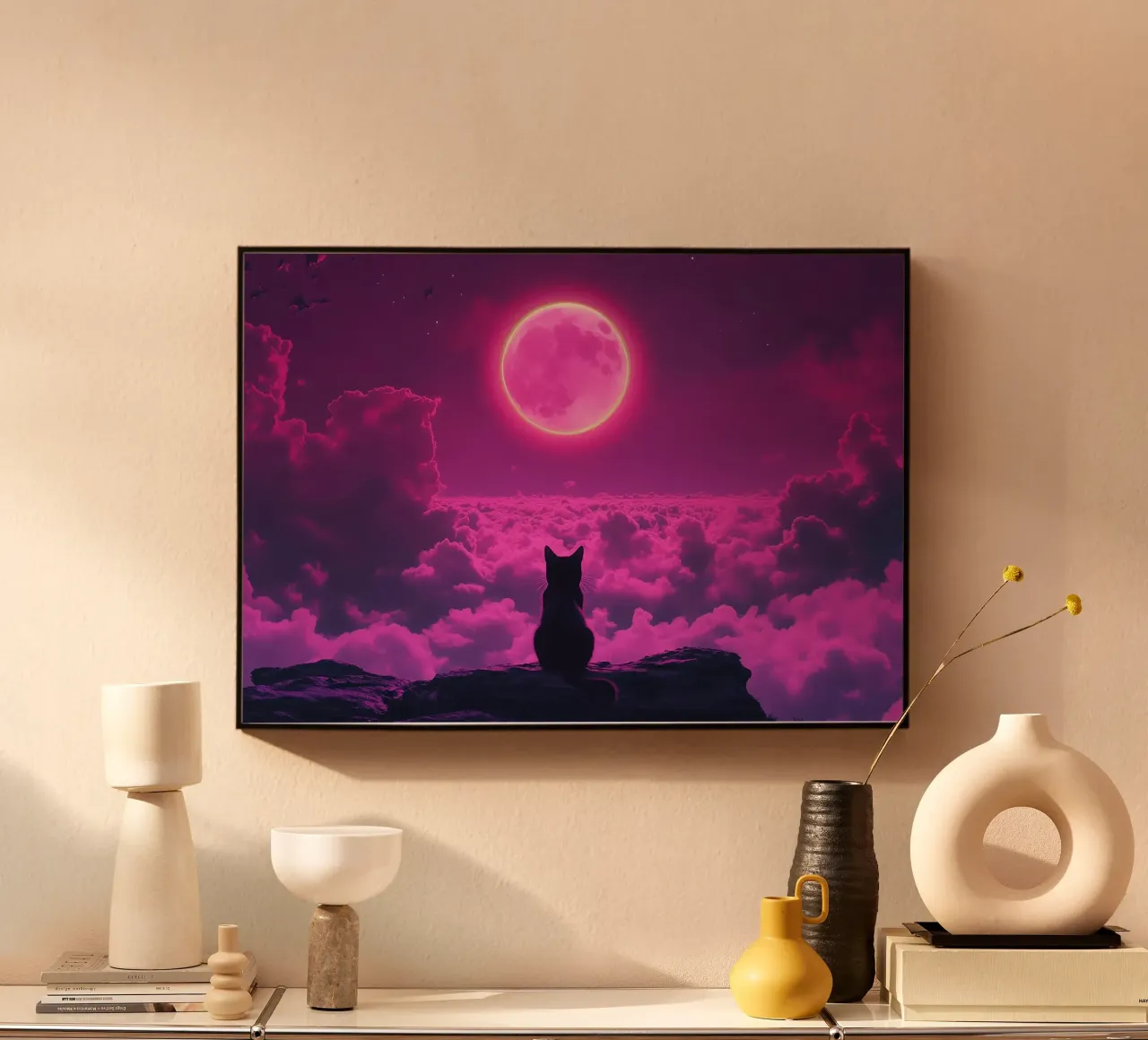 Gatto plexiglass da Abstract Botanical Art