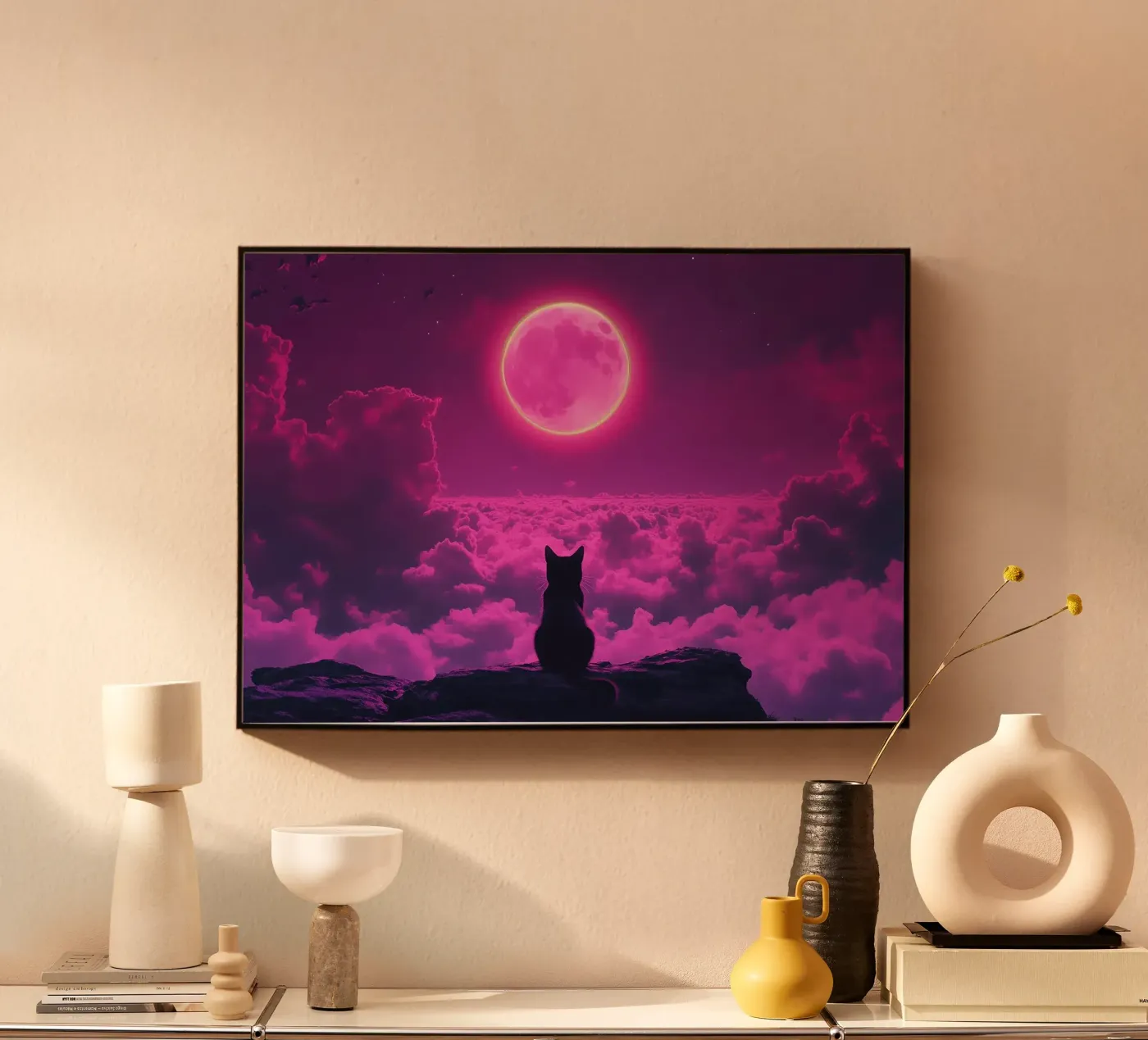 Cat plexiglas de Abstract Botanical Art