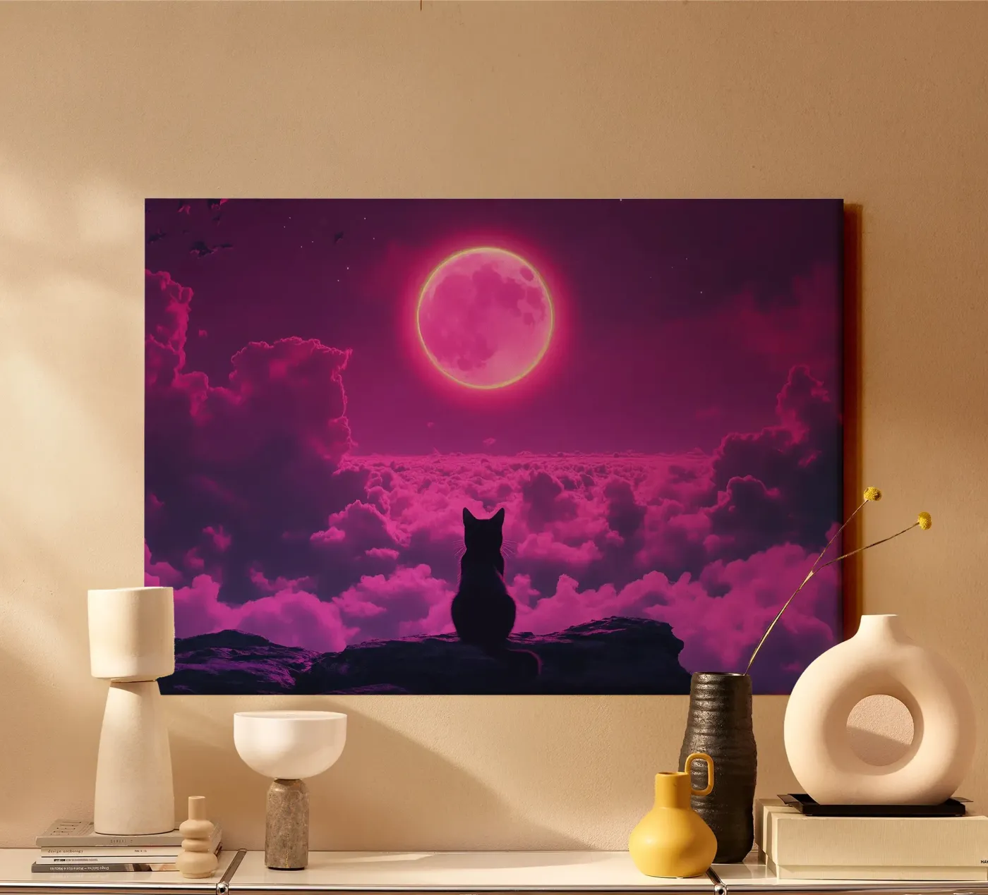 Gatto tela da Abstract Botanical Art