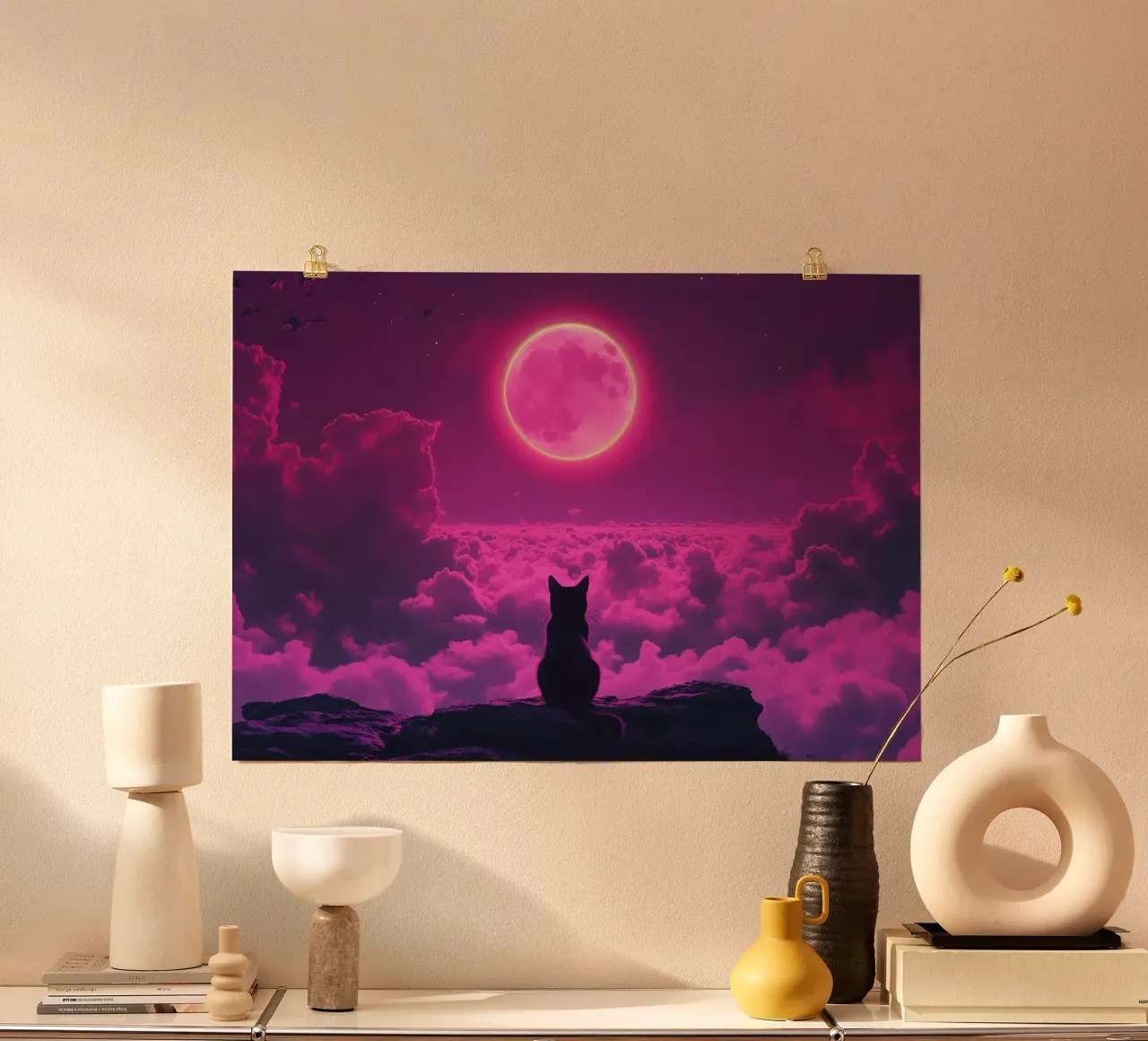 Cat poster da Abstract Botanical Art