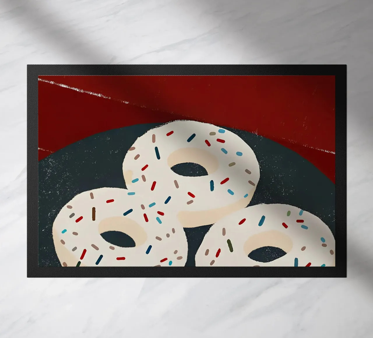 Donuts doormat by PERSONAL TOUCH