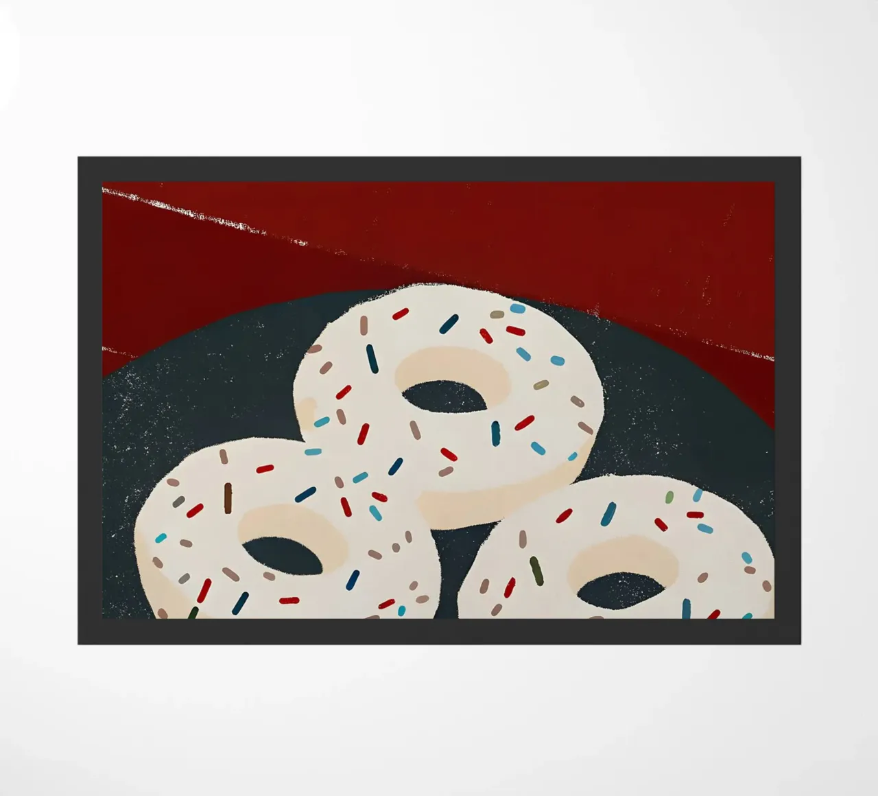 Donuts doormat by PERSONAL TOUCH
