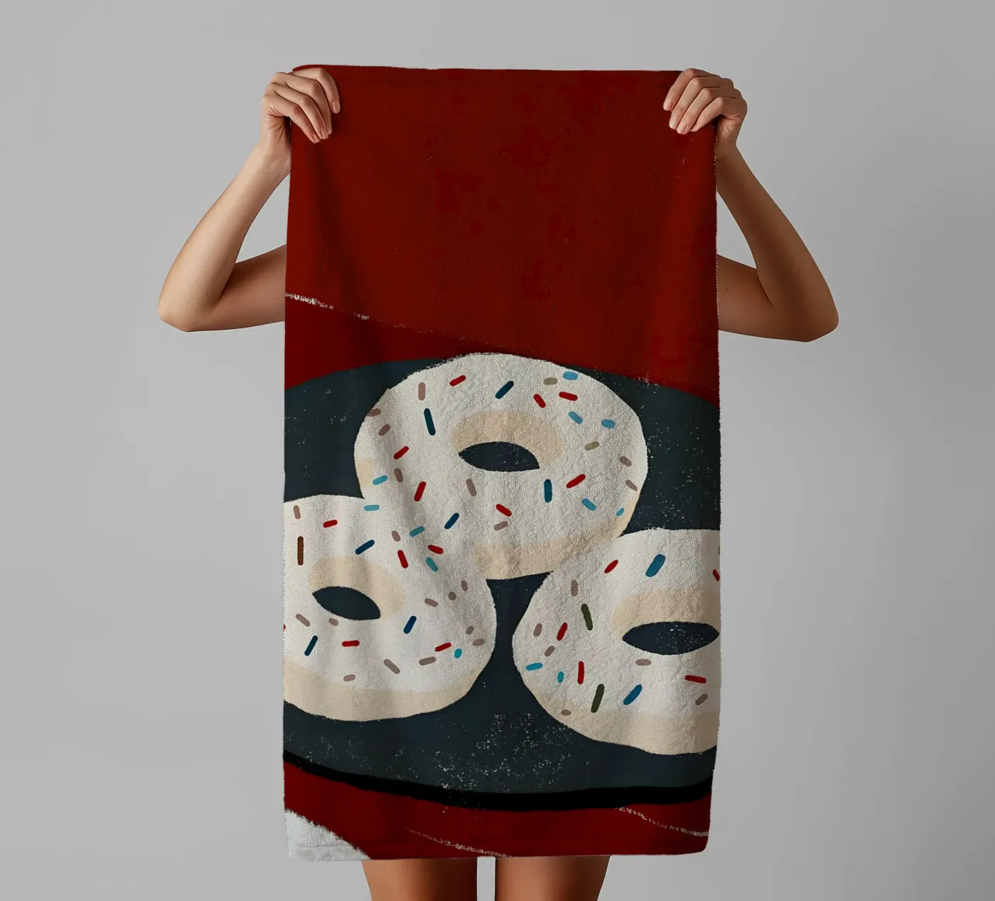 Donuts badhanddoek van PERSONAL TOUCH
