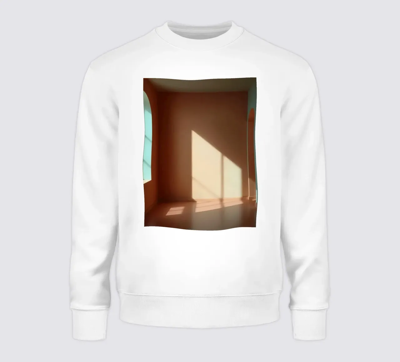 Bright sunlight streams through arched windows sweatshirt by DesignDoodle