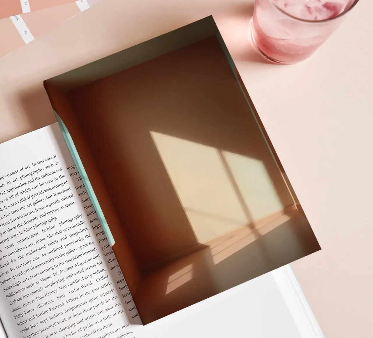 Bright sunlight streams through arched windows notebook by DesignDoodle