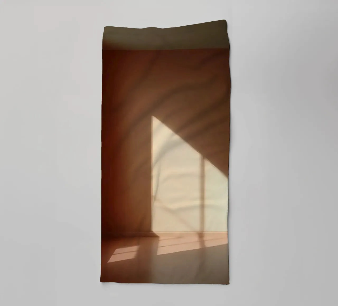Bright sunlight streams through arched windows towel by DesignDoodle