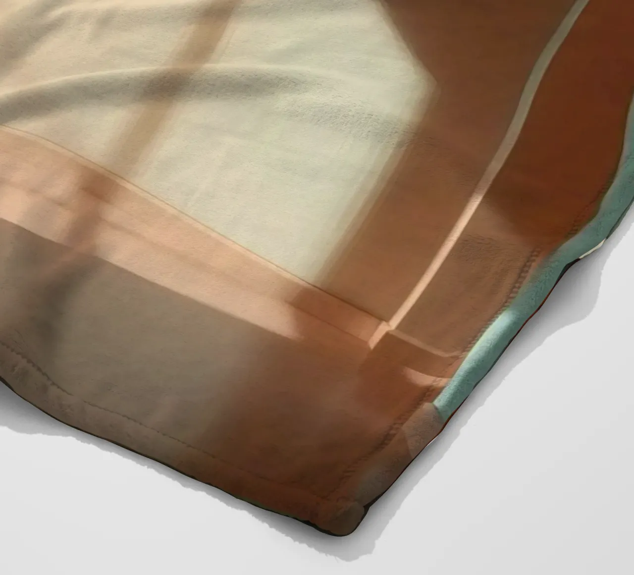 Bright sunlight streams through arched windows fleece blanket by DesignDoodle